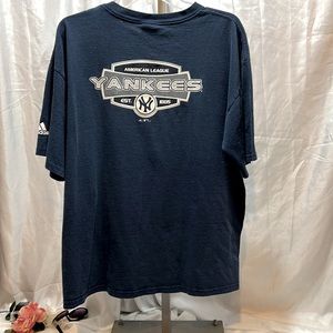 Adidas New York Yankees Baseball Fan T-Shirt Blue